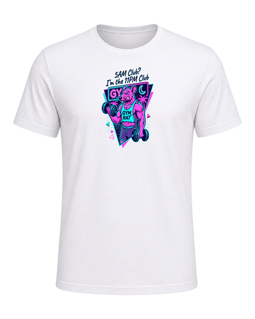 Gym Rat Night Owl — White