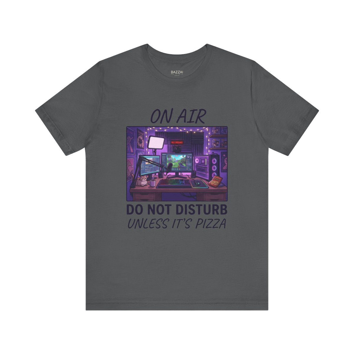 Streamer Gift T-Shirt — Live, Nightly, to Four People — t-shirt design