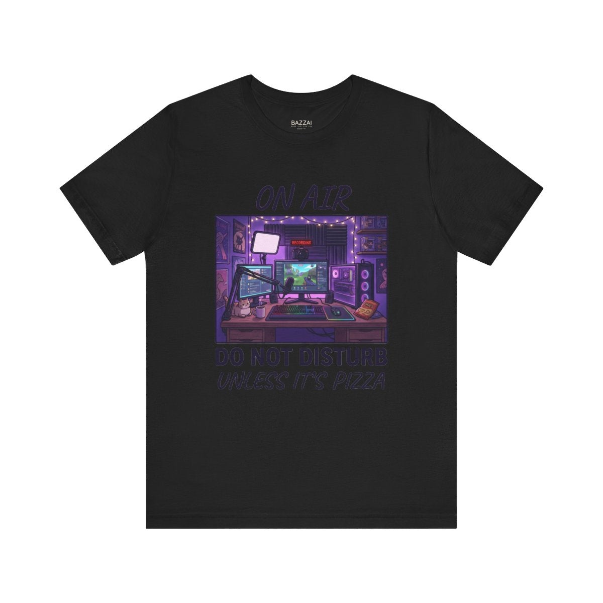 Streamer Gift T-Shirt — Live, Nightly, to Four People — t-shirt design