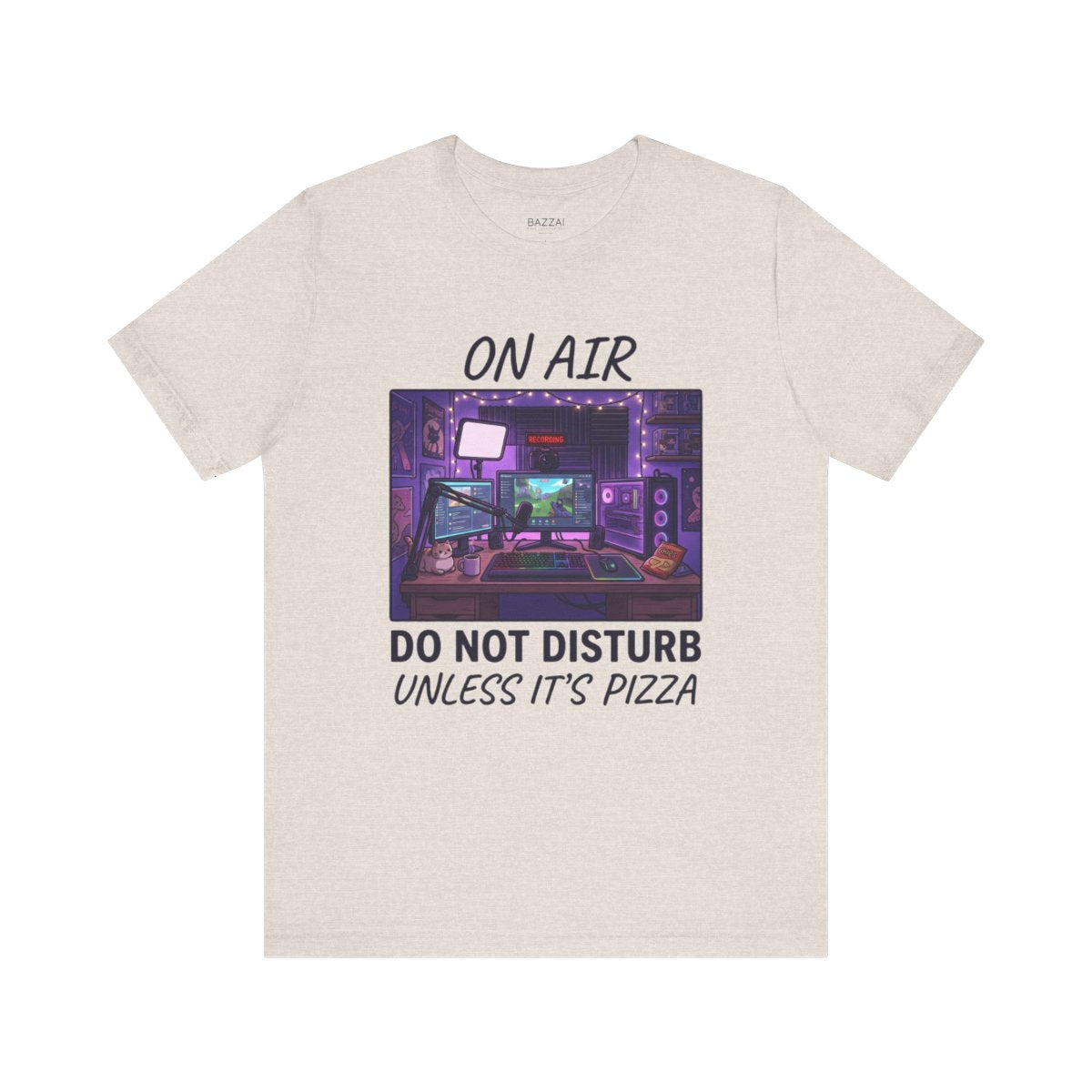 Streamer Gift T-Shirt — Live, Nightly, to Four People — t-shirt design