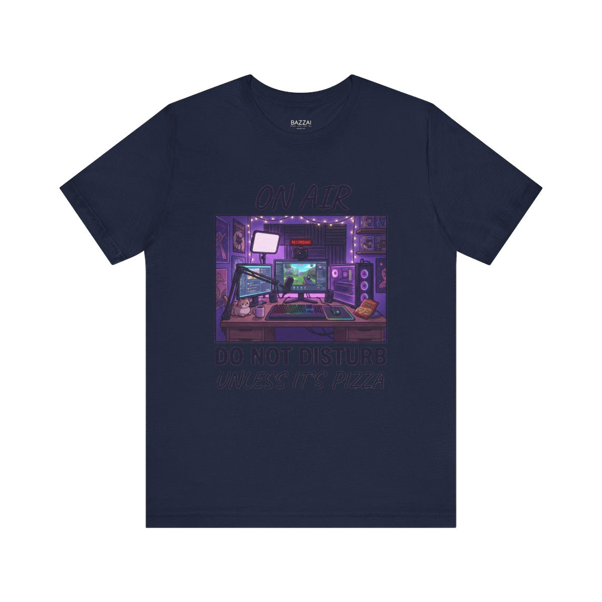 Streamer Gift T-Shirt — Live, Nightly, to Four People — t-shirt design