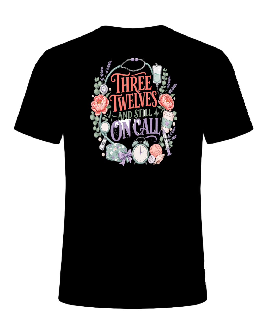THREE TWELVES AND STILL ON CALL — Black
