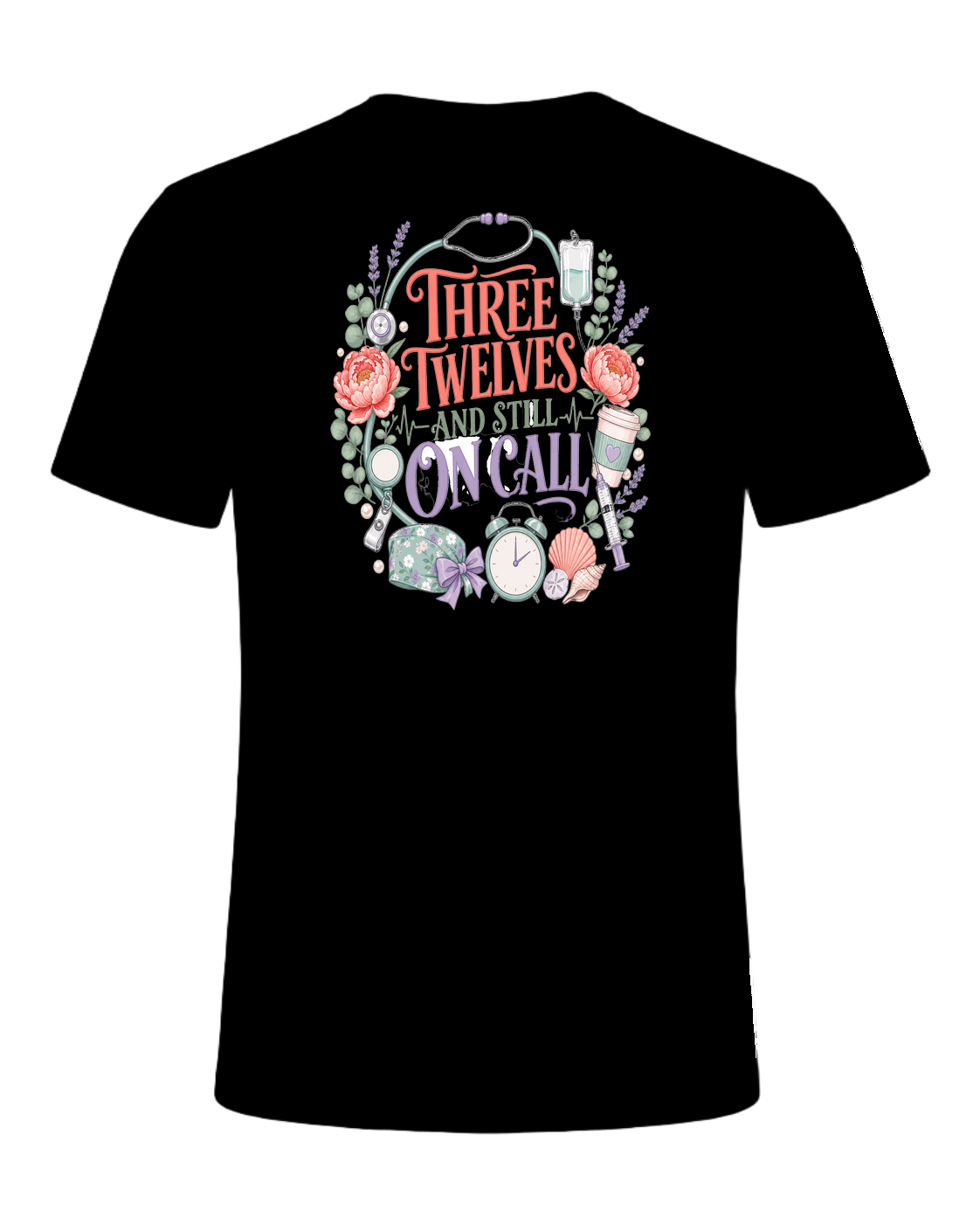 THREE TWELVES AND STILL ON CALL — Black