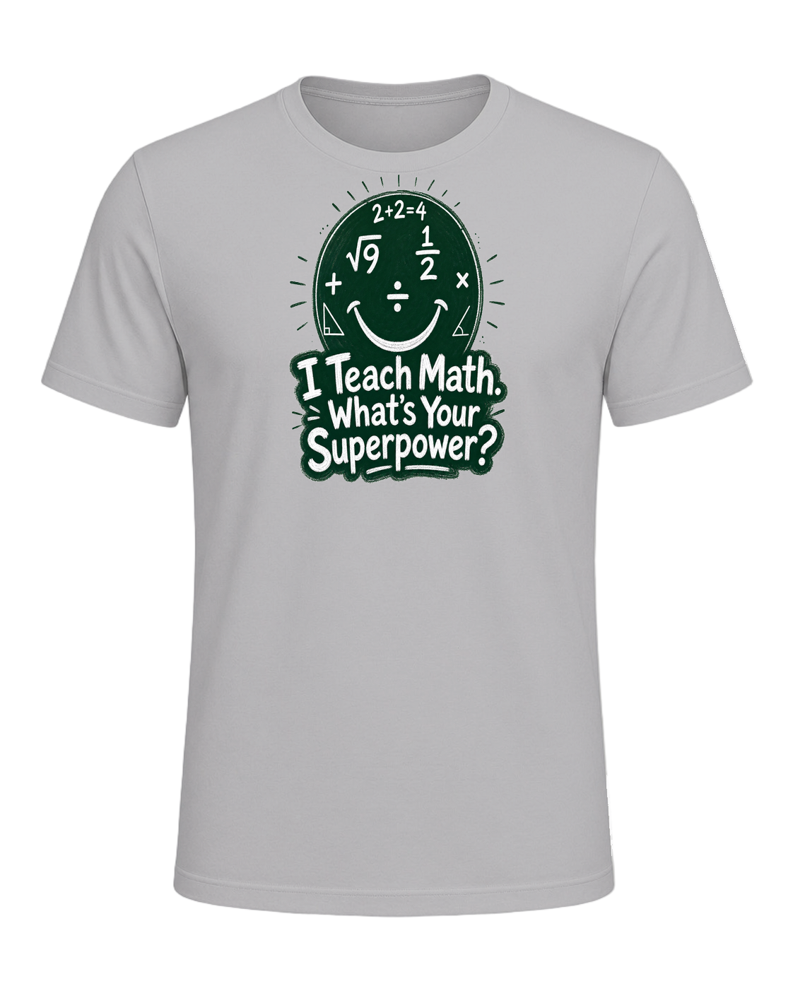 Math Pun Teacher — Athletic Heather