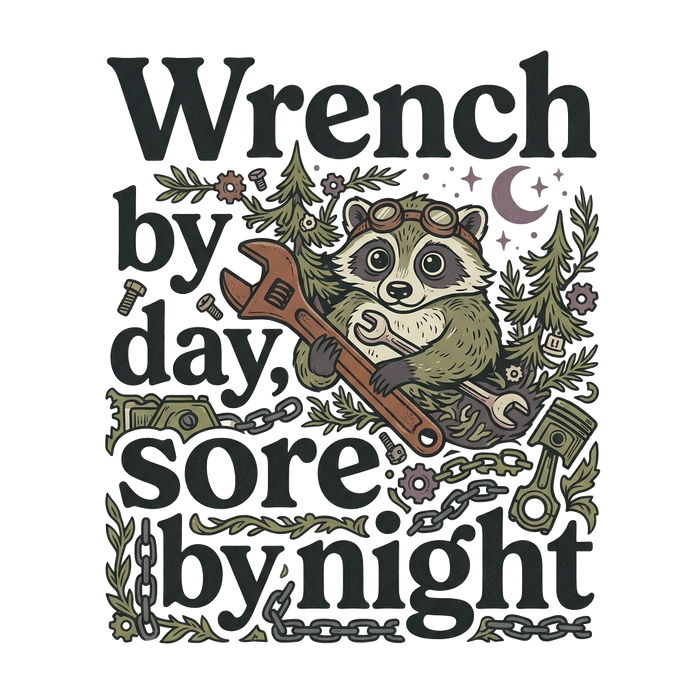 Wrench by day, sore by night