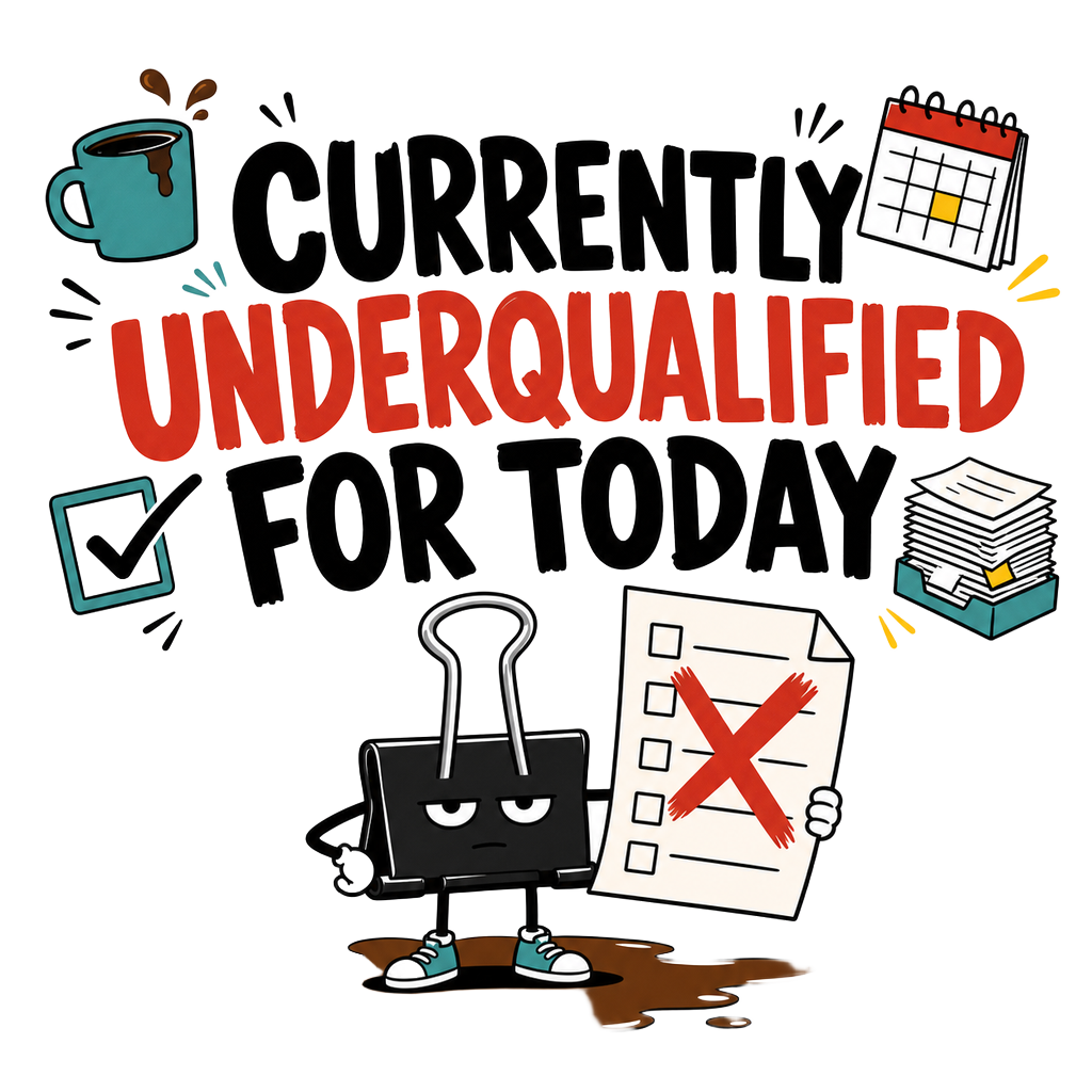 CURRENTLY UNDERQUALIFIED FOR TODAY