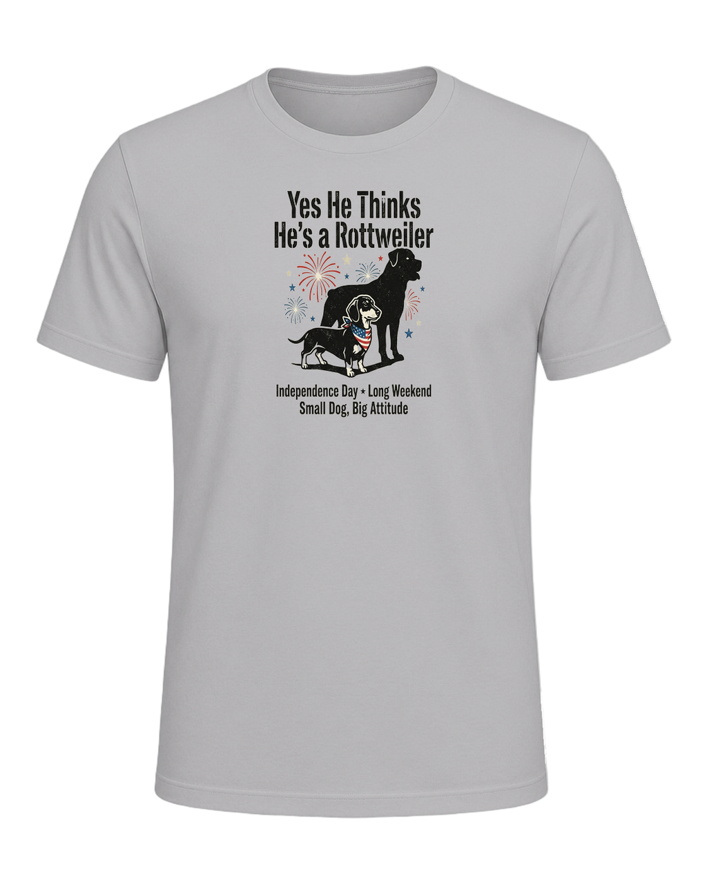 Yes He Thinks He's a Rottweiler — Athletic Heather