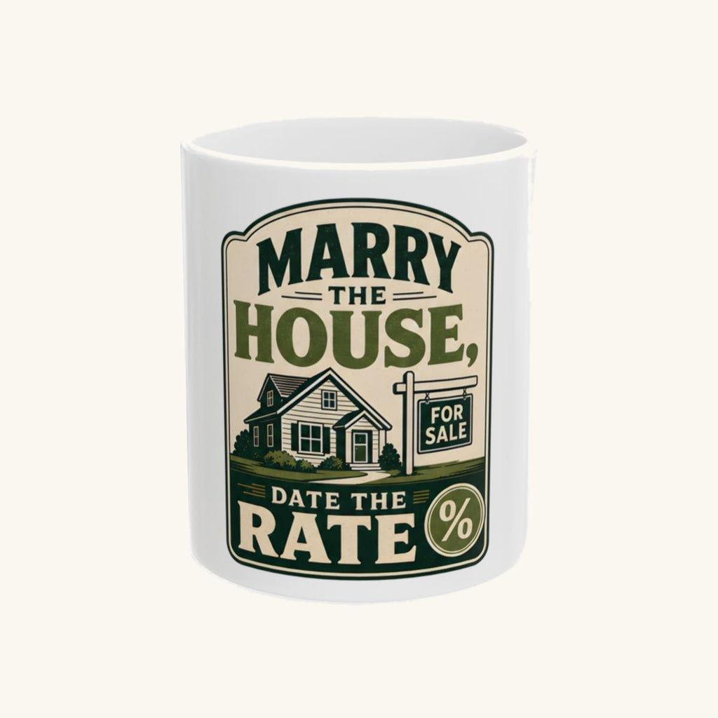 MARRY THE HOUSE, DATE THE RATE Mug