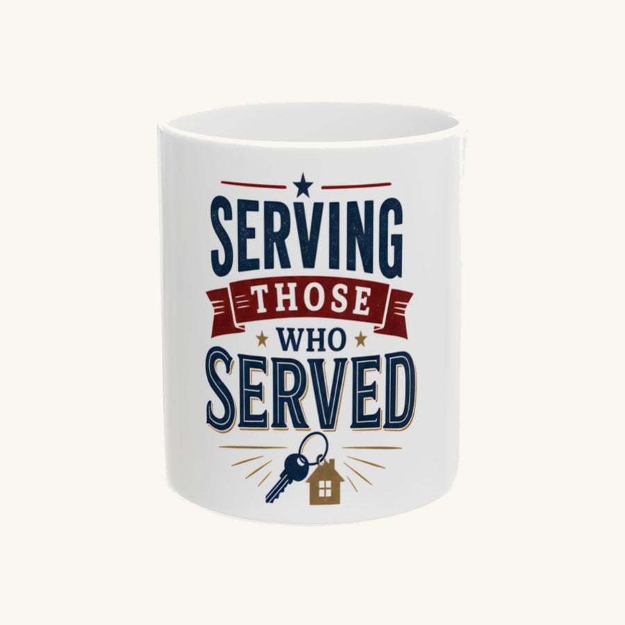 SERVING THOSE WHO SERVED - Vintage Graphic Mug