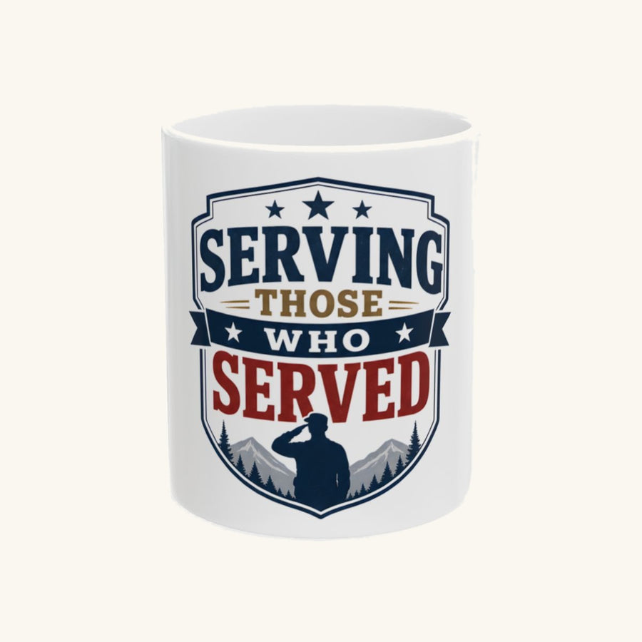 SERVING THOSE WHO SERVED - Classic Crest Mug