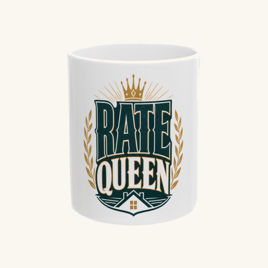 RATE QUEEN - Retro Badge Mug