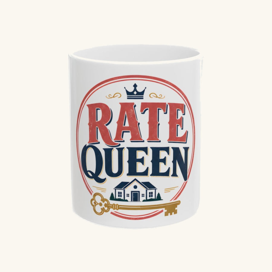 RATE QUEEN - Elegant Crest Mug