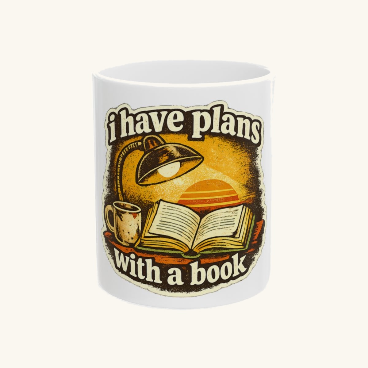 I Have Plans With A Book Tee Mug