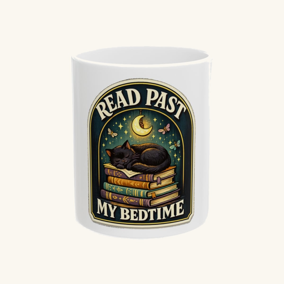 Read Past My Bedtime Tee Mug
