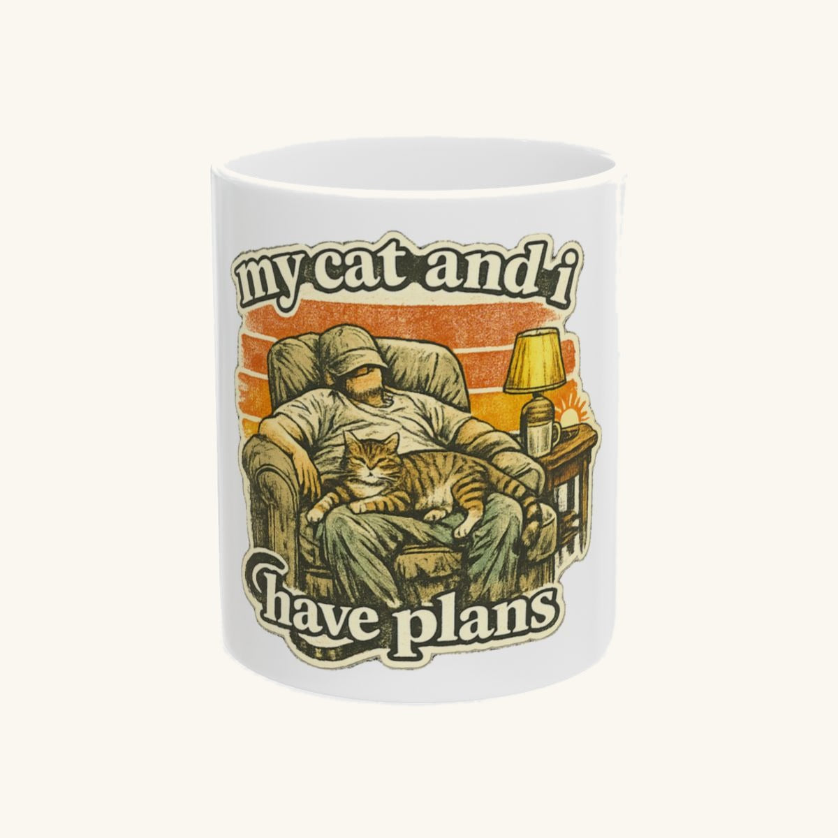 My Cat And I Have Plans Tee Mug