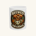 A bold retro coffee badge tee for anyone who is fully brewed for chaos. Mug
