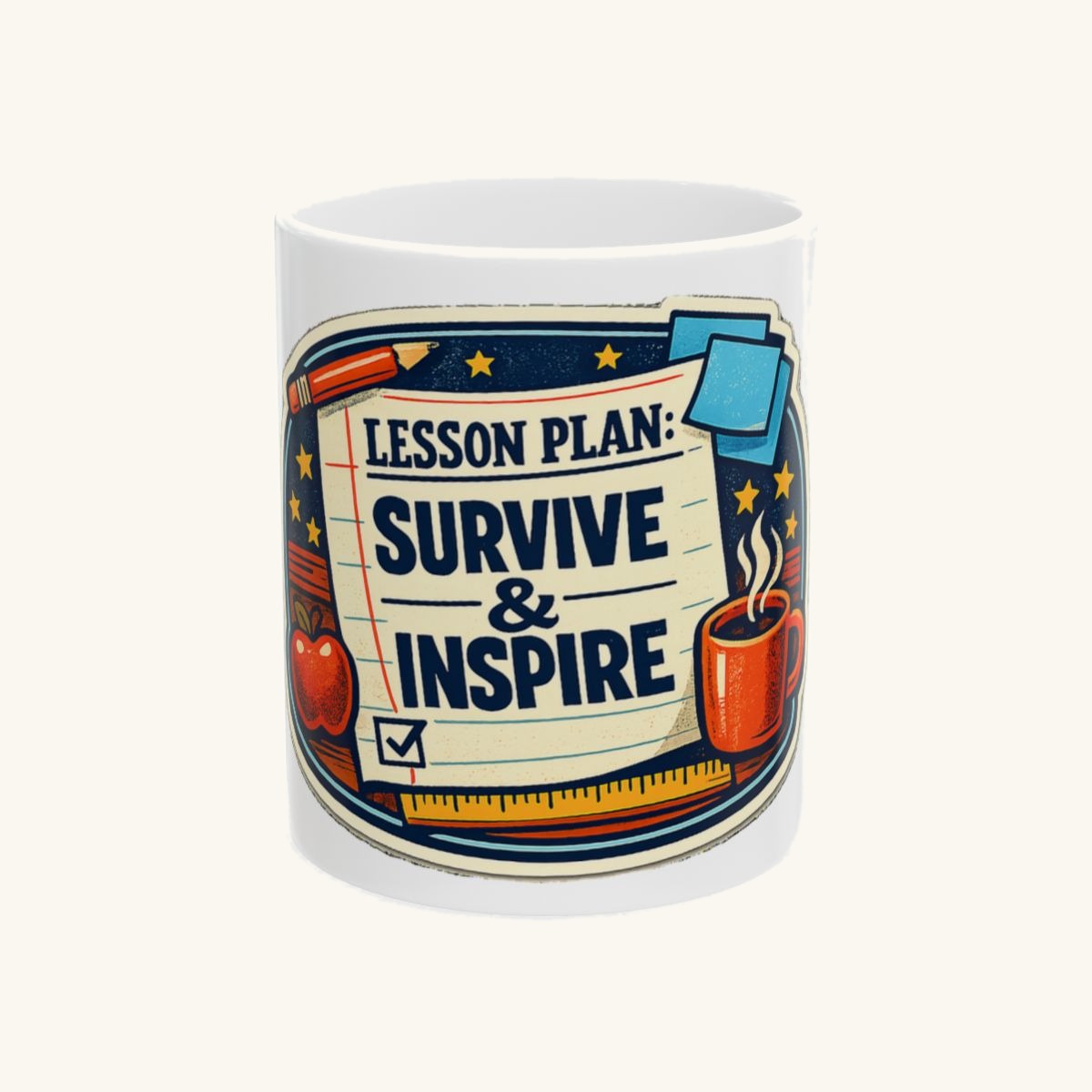 Lesson Plan: Survive & Inspire Tee Mug