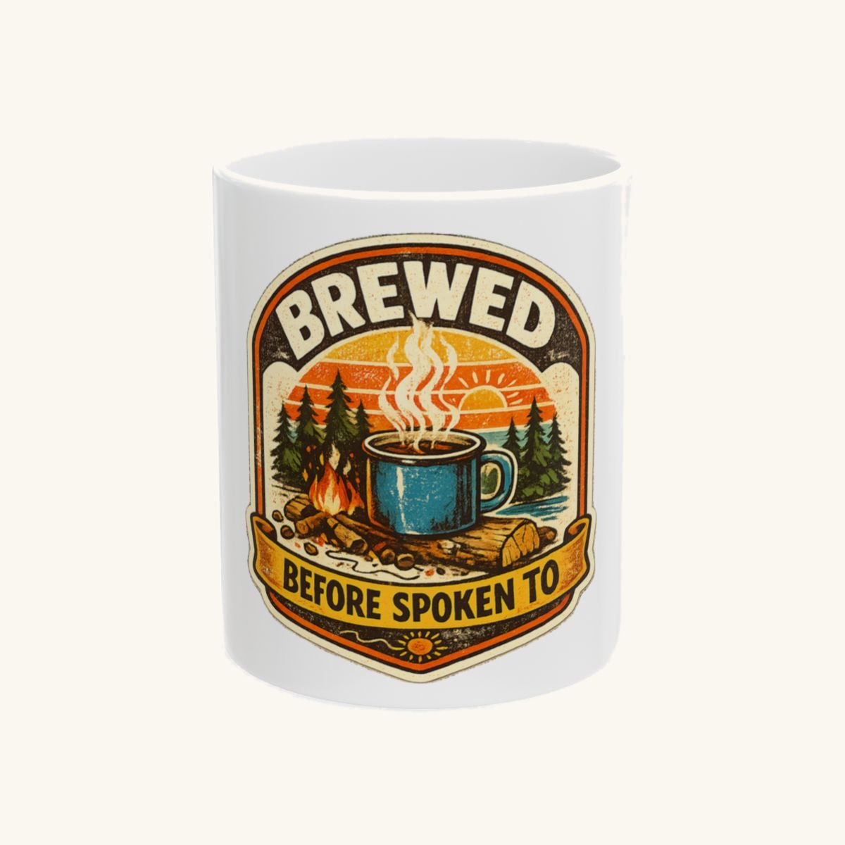 Brewed Before Spoken To Tee Mug