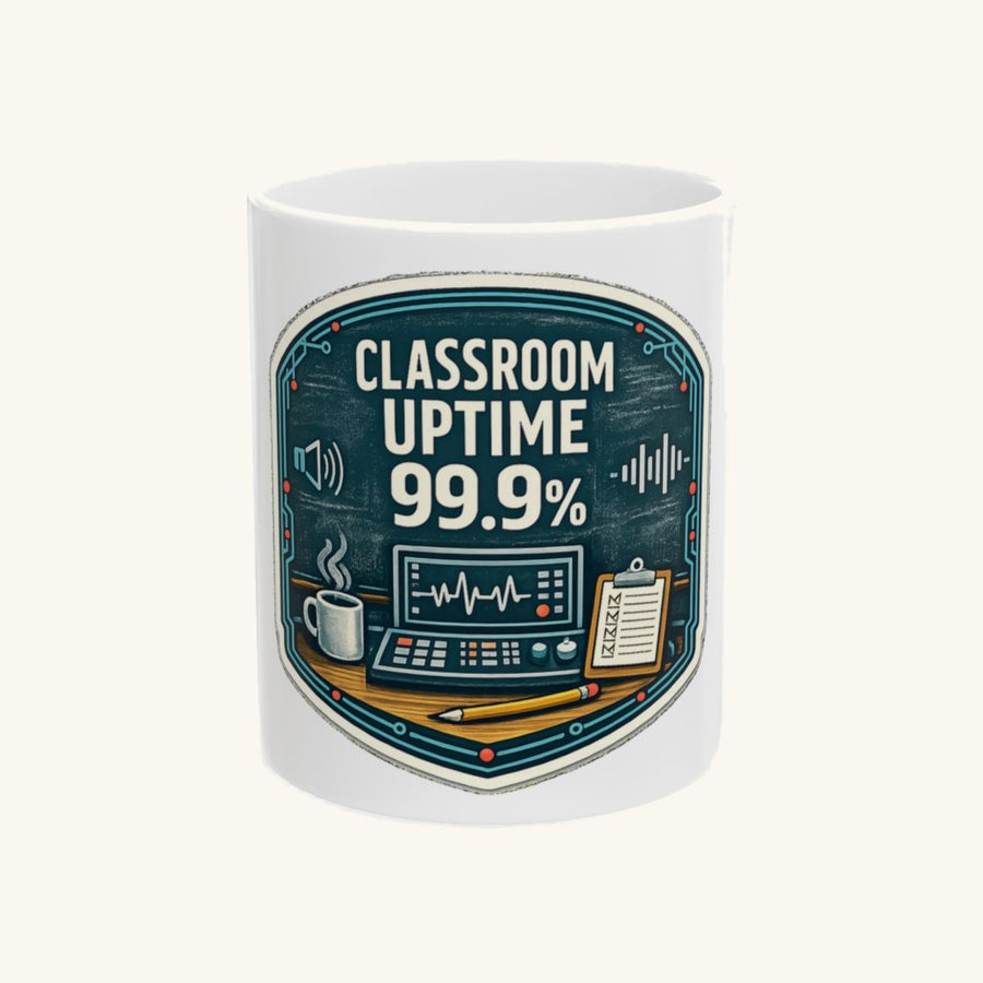Classroom Uptime 99.9% Mug