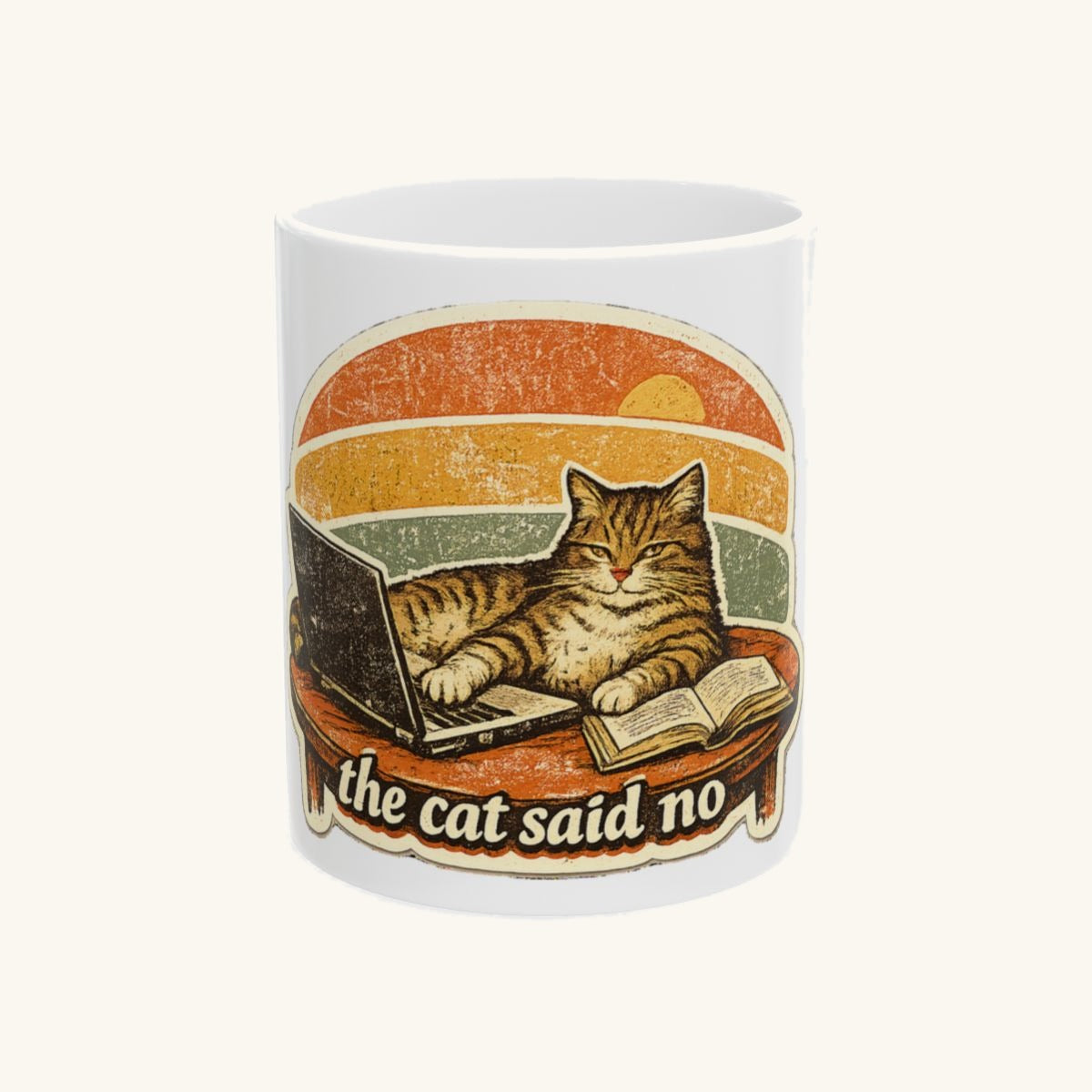 The Cat Said No Tee Mug