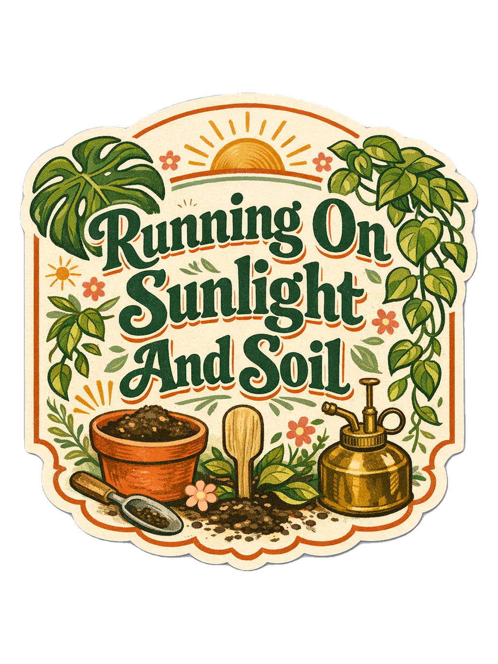 Running On Sunlight And Soil Tee