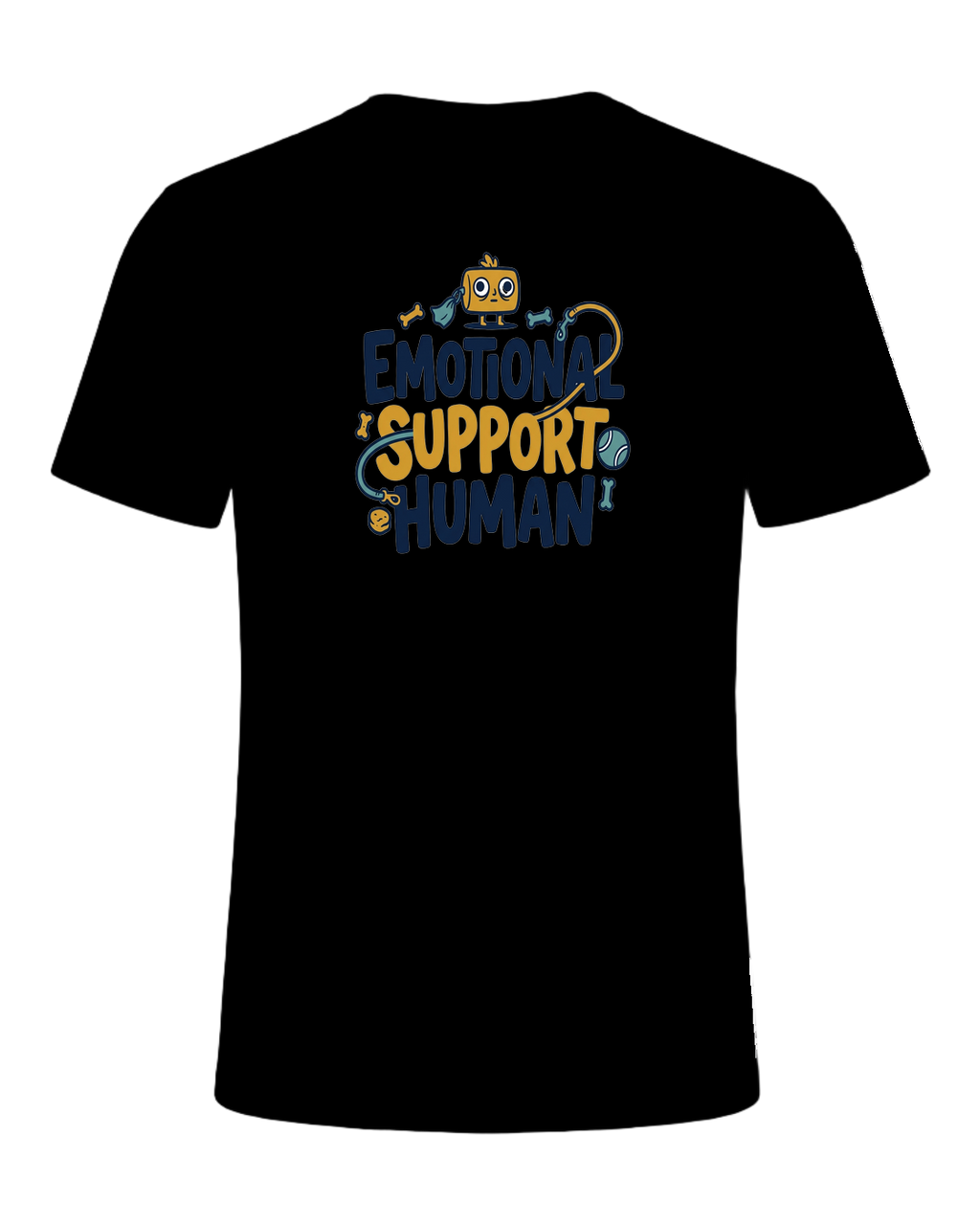 EMOTIONAL SUPPORT HUMAN — Black
