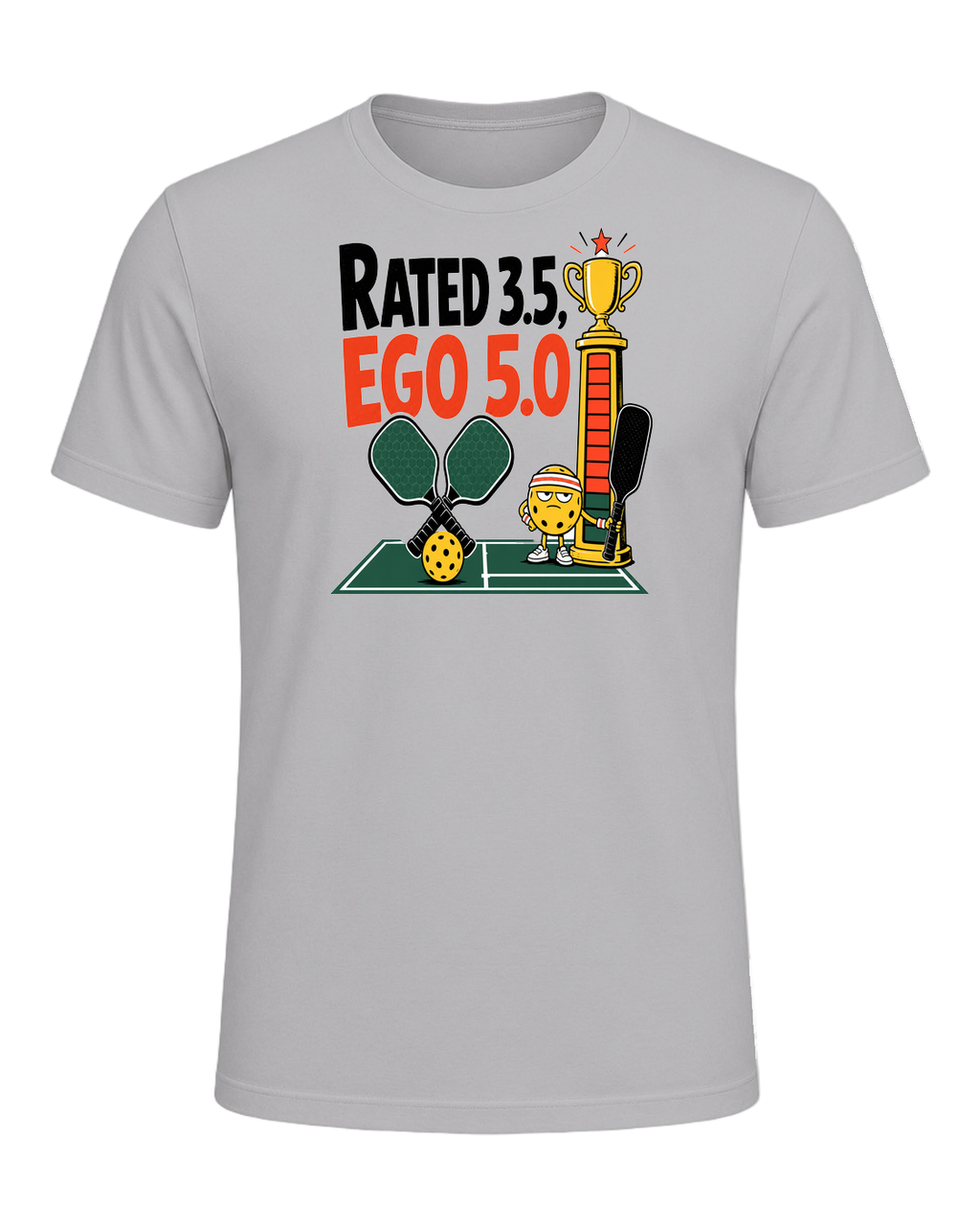 RATED 3.5, EGO 5.0 — Athletic Heather