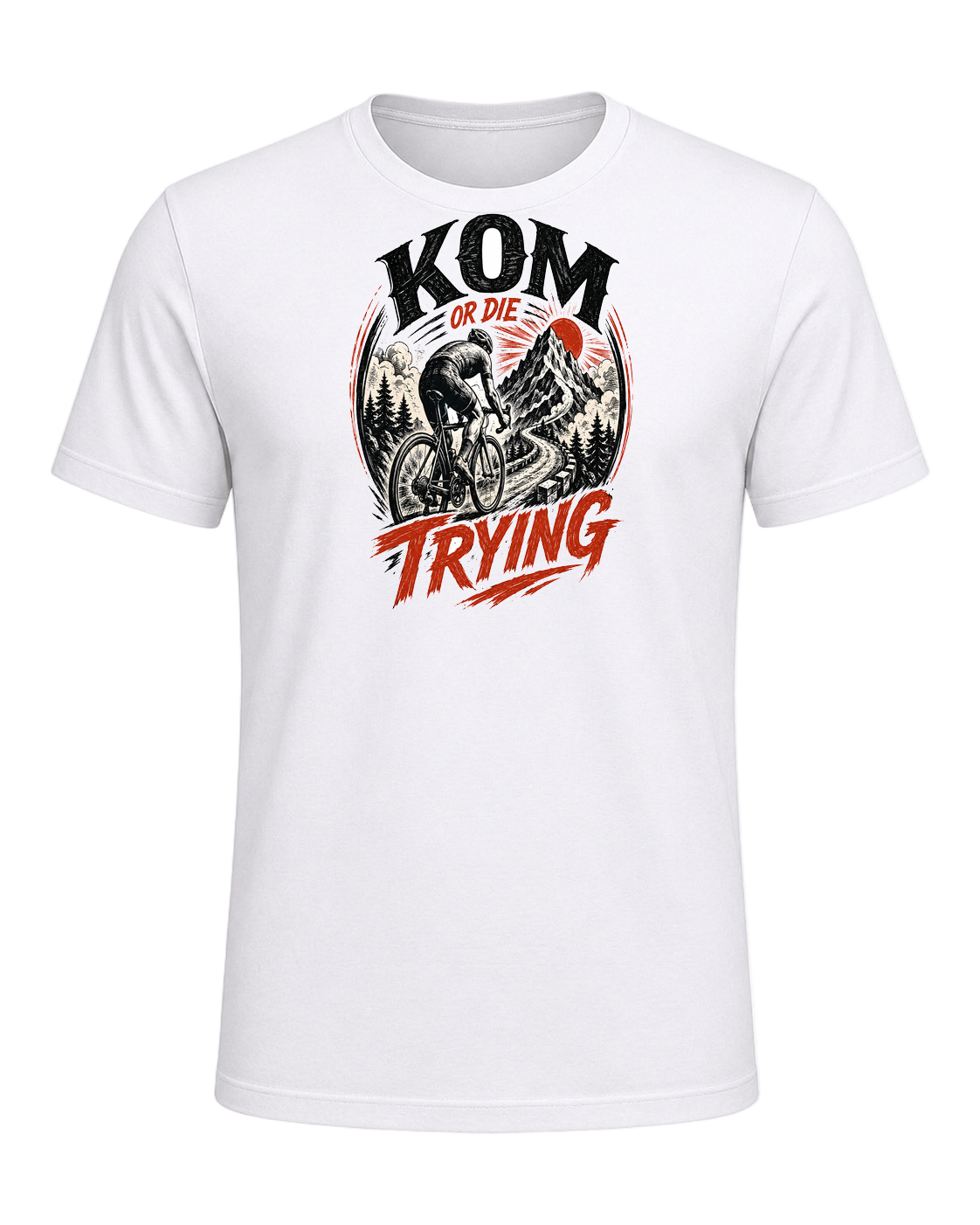 KOM OR DIE TRYING — White