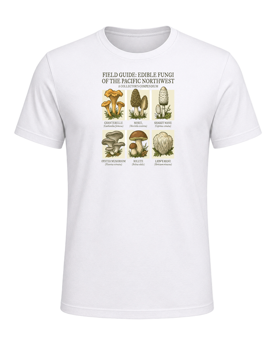 Foraging / Mushroom Hunter — White