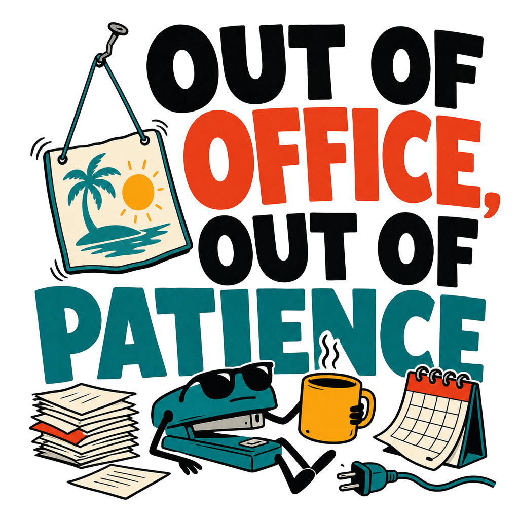 OUT OF OFFICE, OUT OF PATIENCE