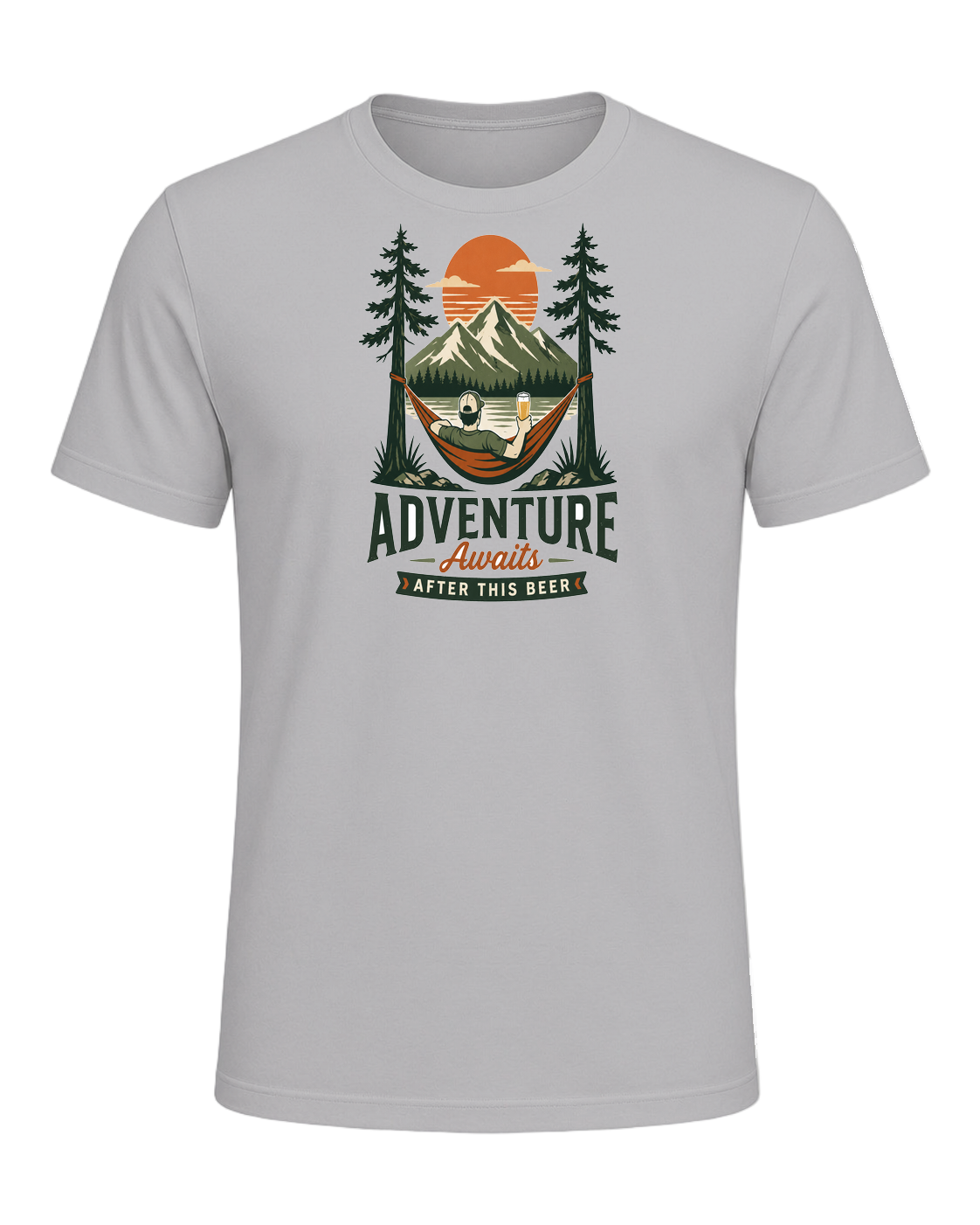 Beer + Outdoors — Athletic Heather