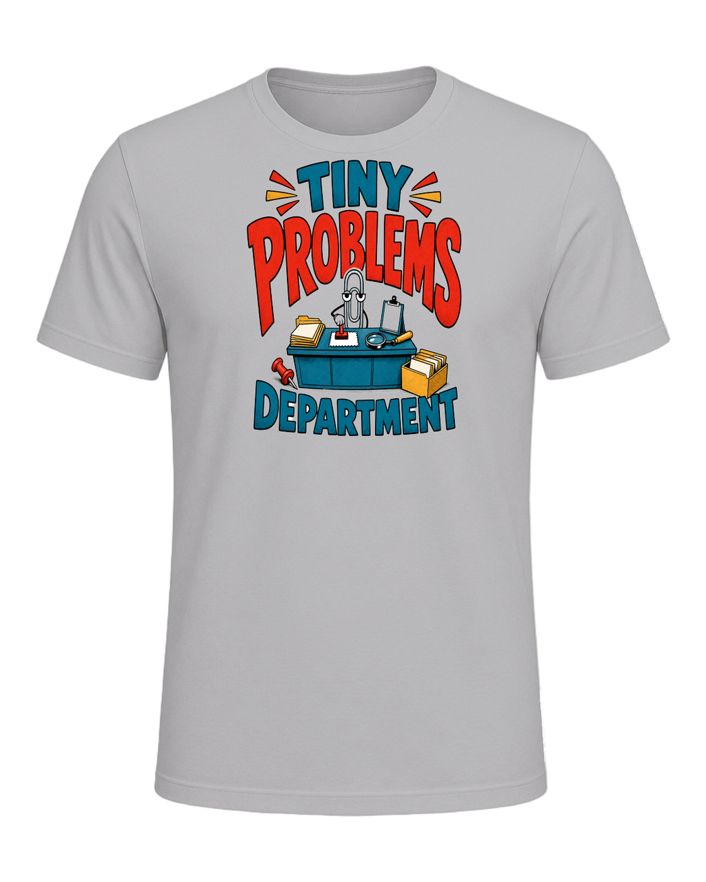 TINY PROBLEMS DEPARTMENT — Athletic Heather