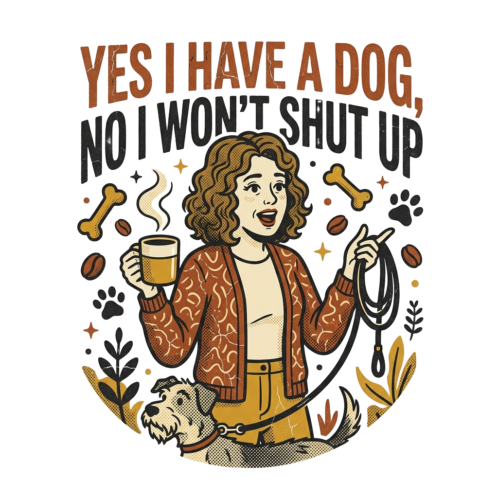 Yes I have a dog, no I won't shut up