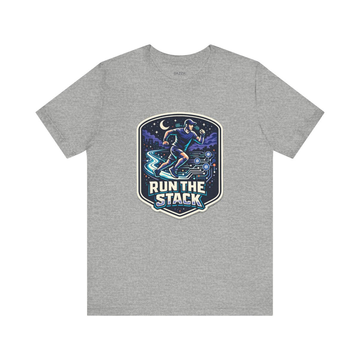 Trail Runner T-Shirt — Run the Stack — running t-shirt design by Reggie