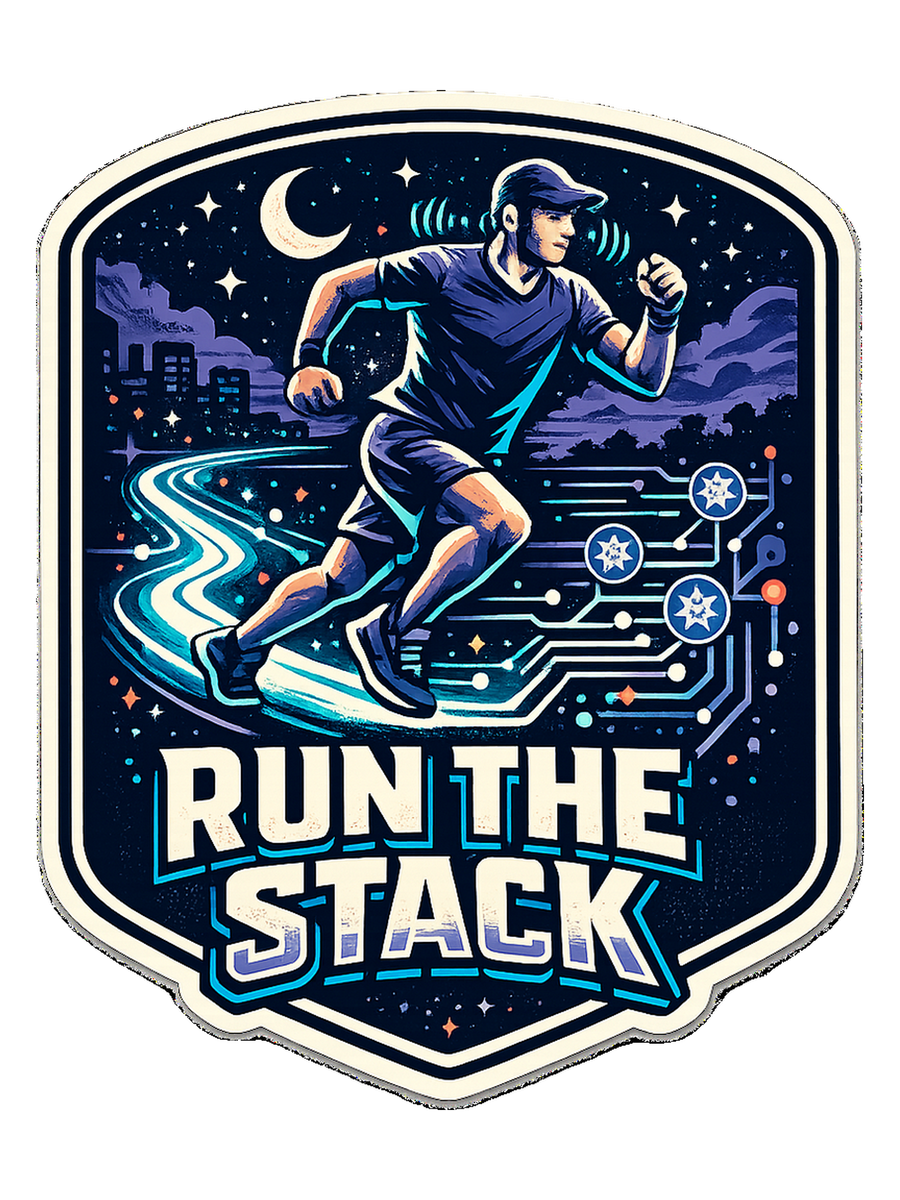 Trail Runner T-Shirt — Run the Stack