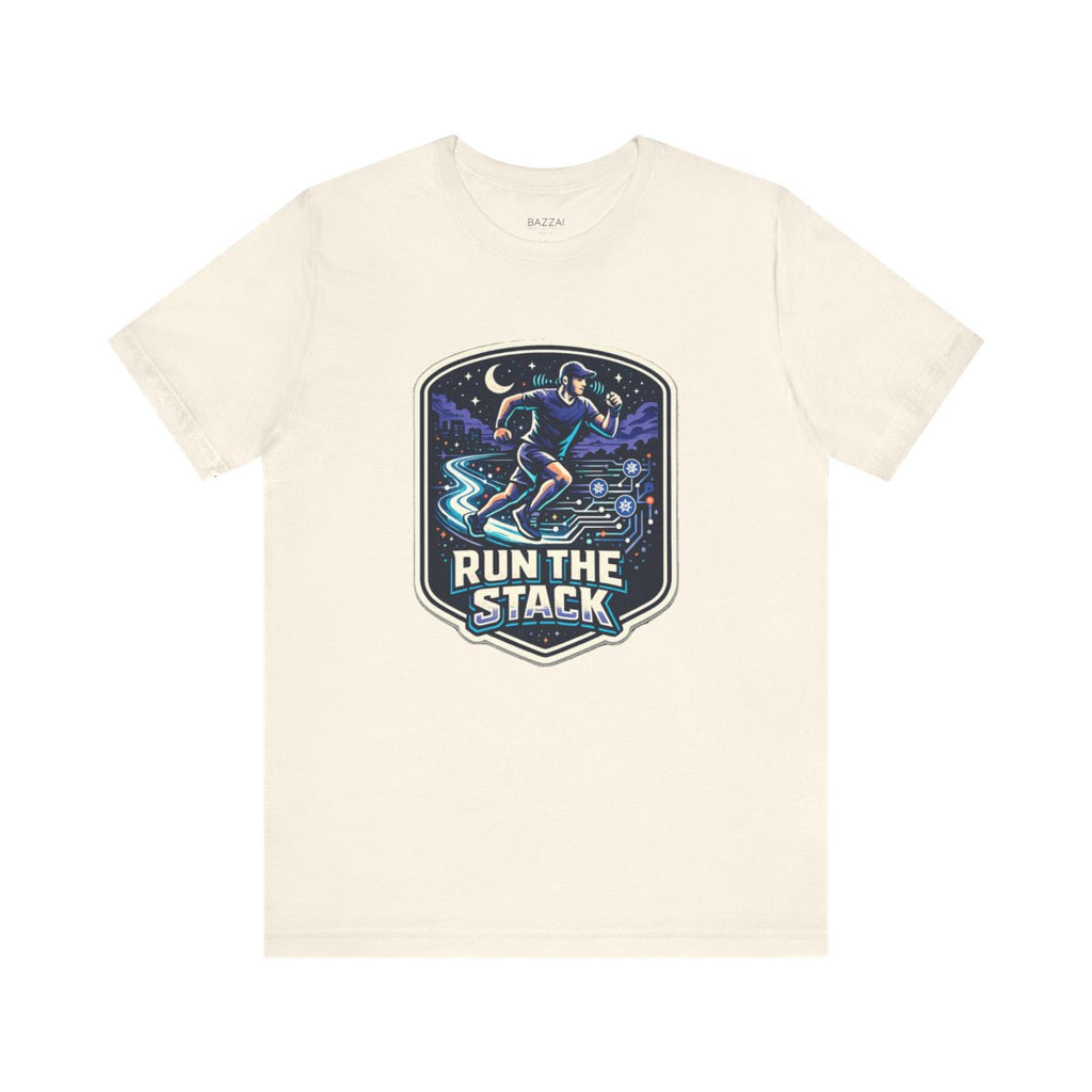 Trail Runner T-Shirt — Run the Stack — running t-shirt design by Reggie