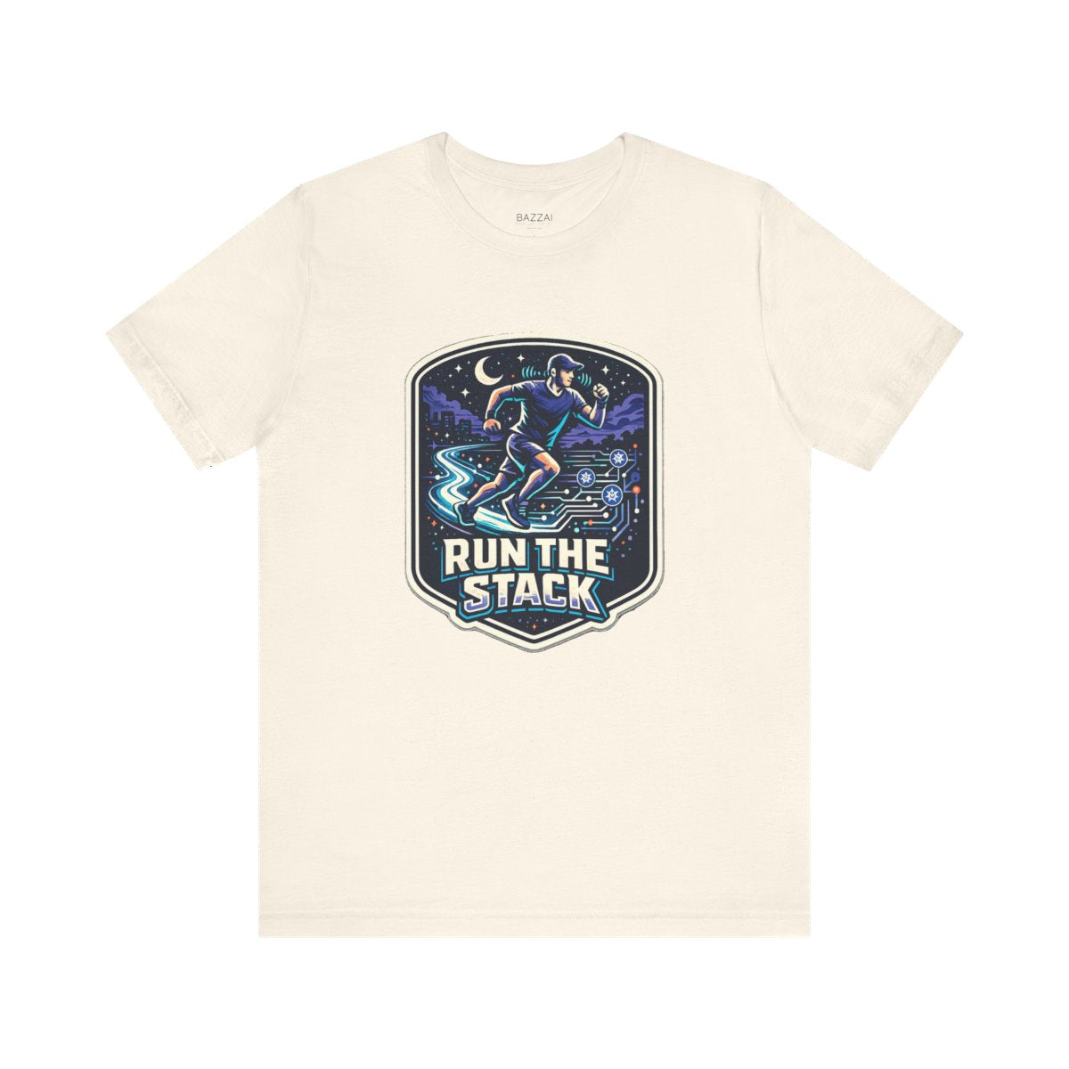 Trail Runner T-Shirt — Run the Stack — running t-shirt design by Reggie