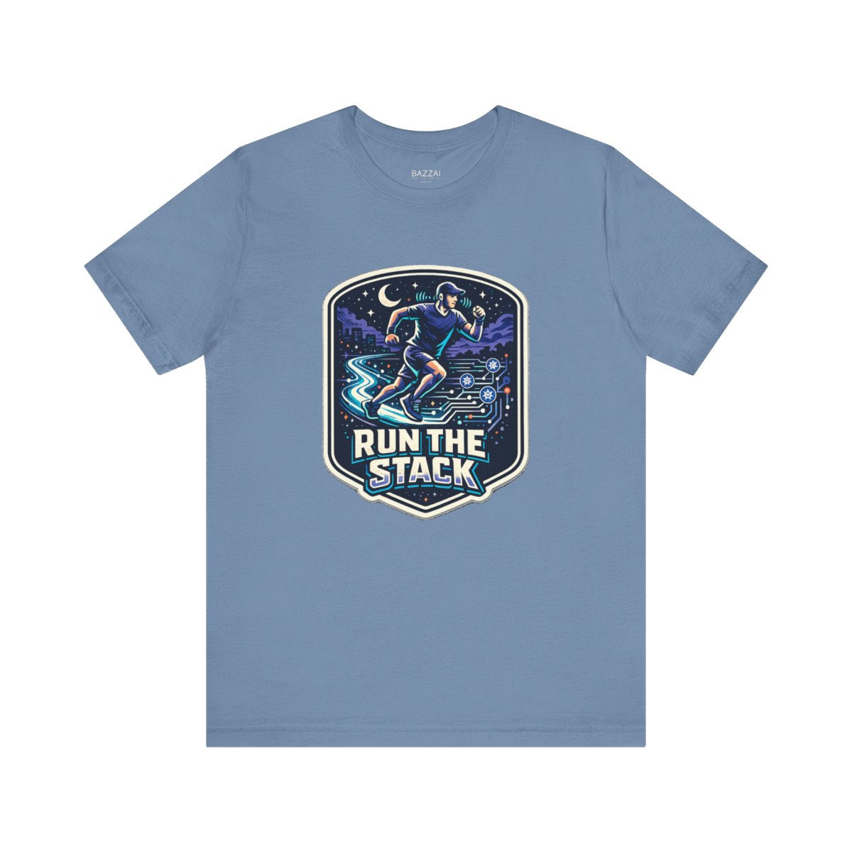 Trail Runner T-Shirt — Run the Stack — running t-shirt design by Reggie