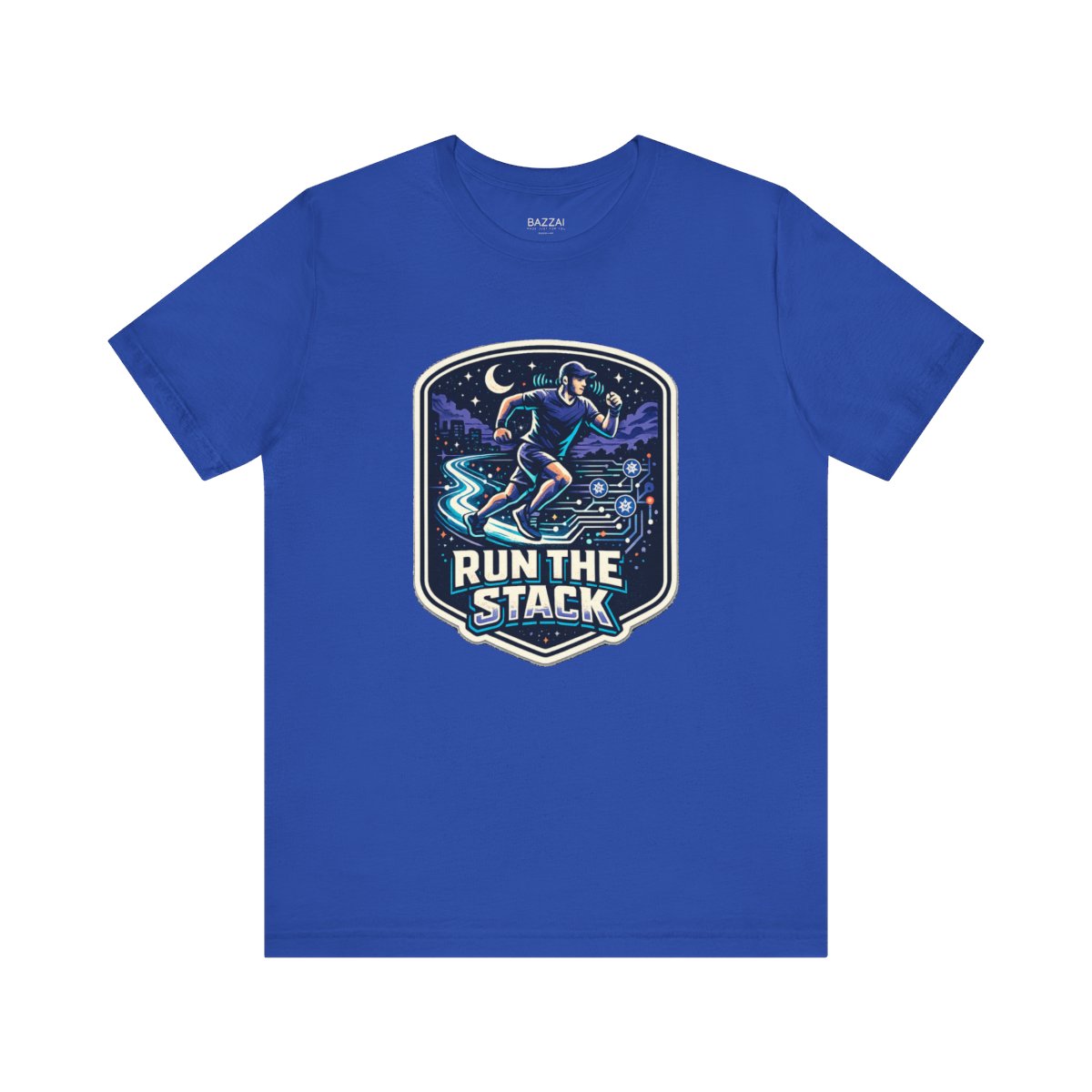 Trail Runner T-Shirt — Run the Stack — running t-shirt design by Reggie