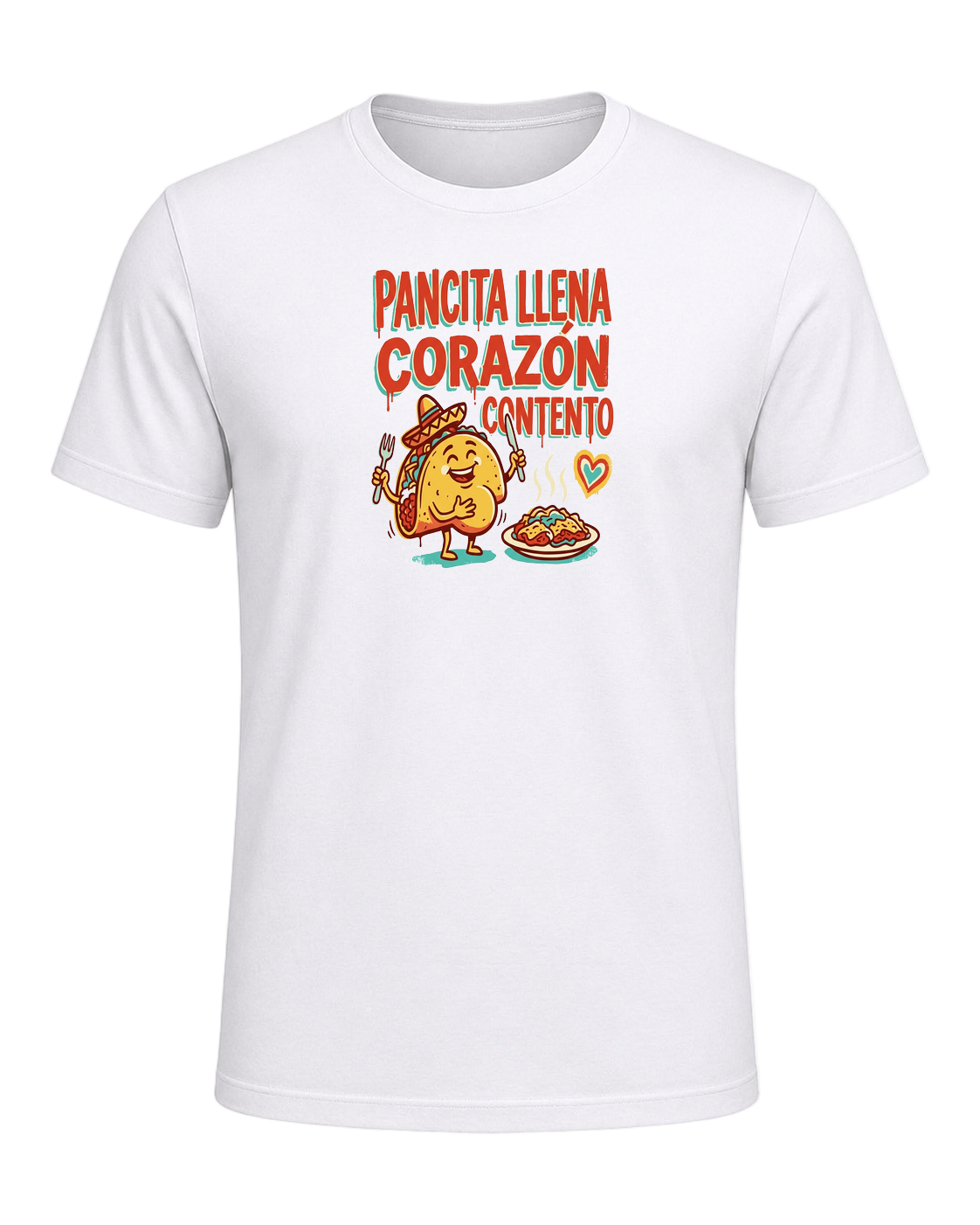 PANCITA LLENA CORAZÓN CONTENTO — White