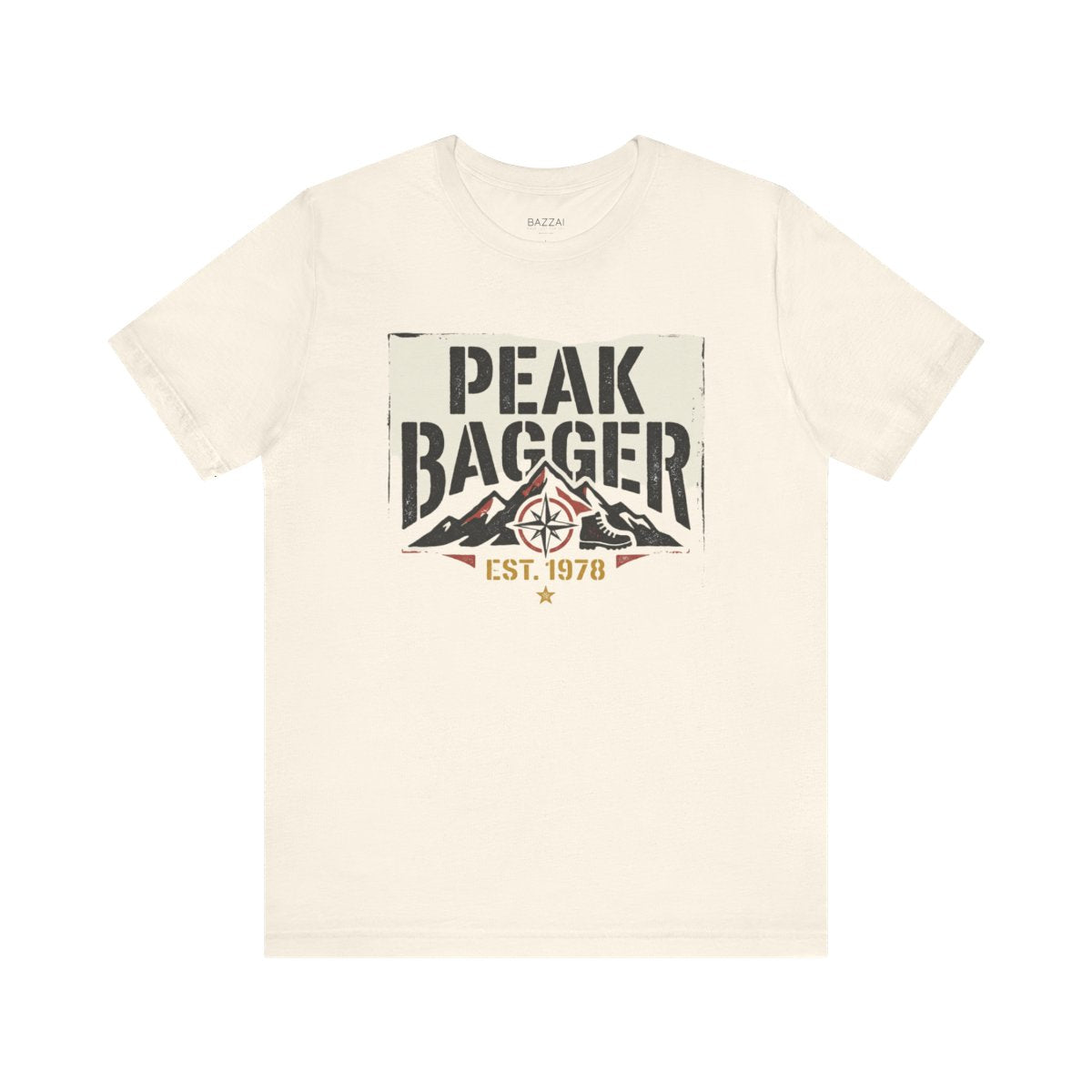 Peak Bagging T-Shirt — The List Is the Point — trail t-shirt design