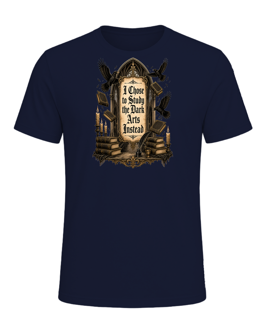 Dark Academia Scholar — Navy