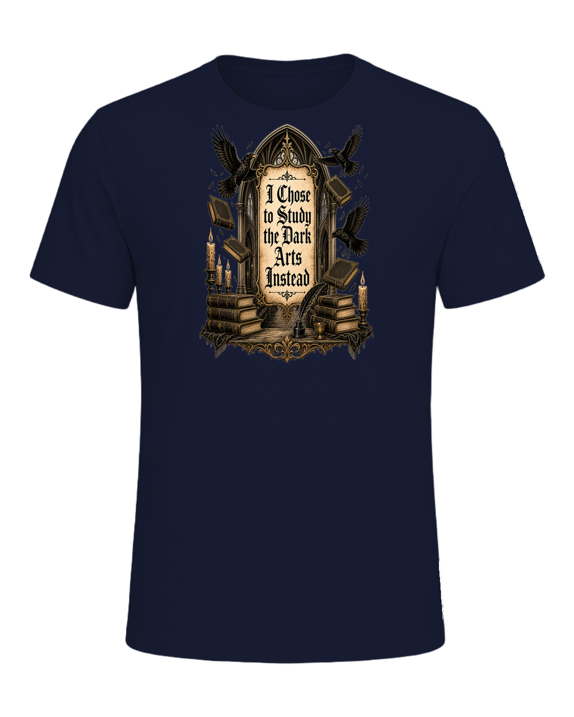 Dark Academia Scholar — Navy