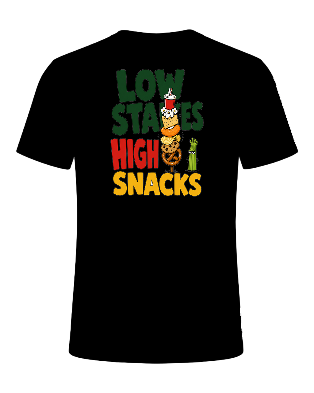 LOW STAKES HIGH SNACKS — Black