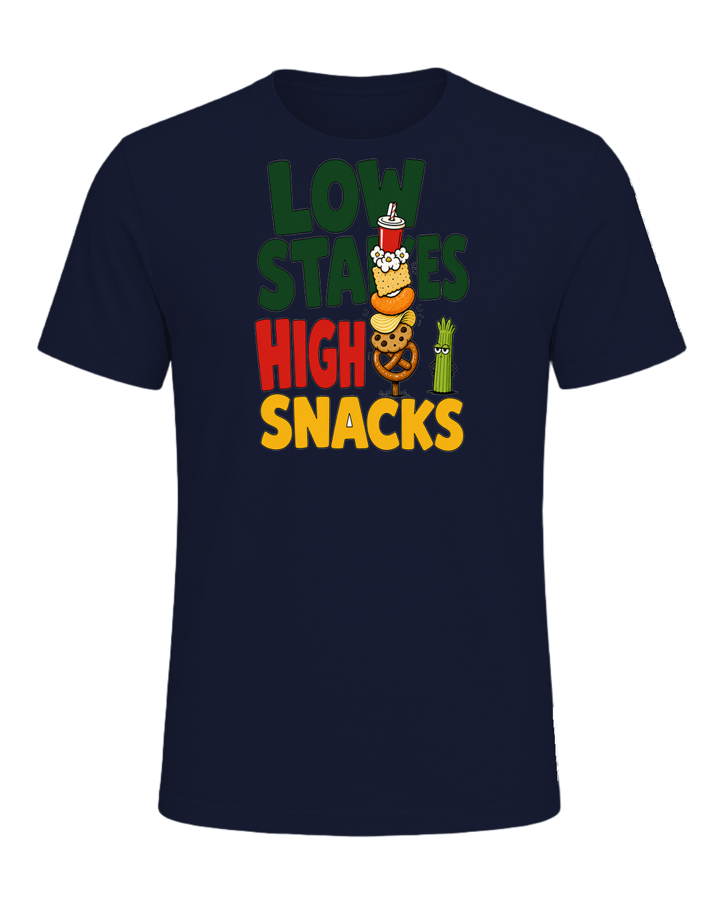 LOW STAKES HIGH SNACKS — Navy