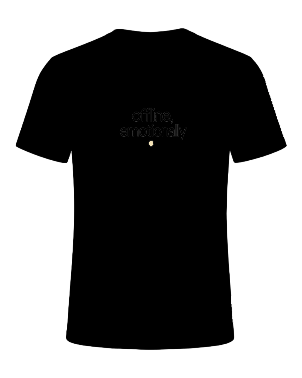 offline, emotionally — Black