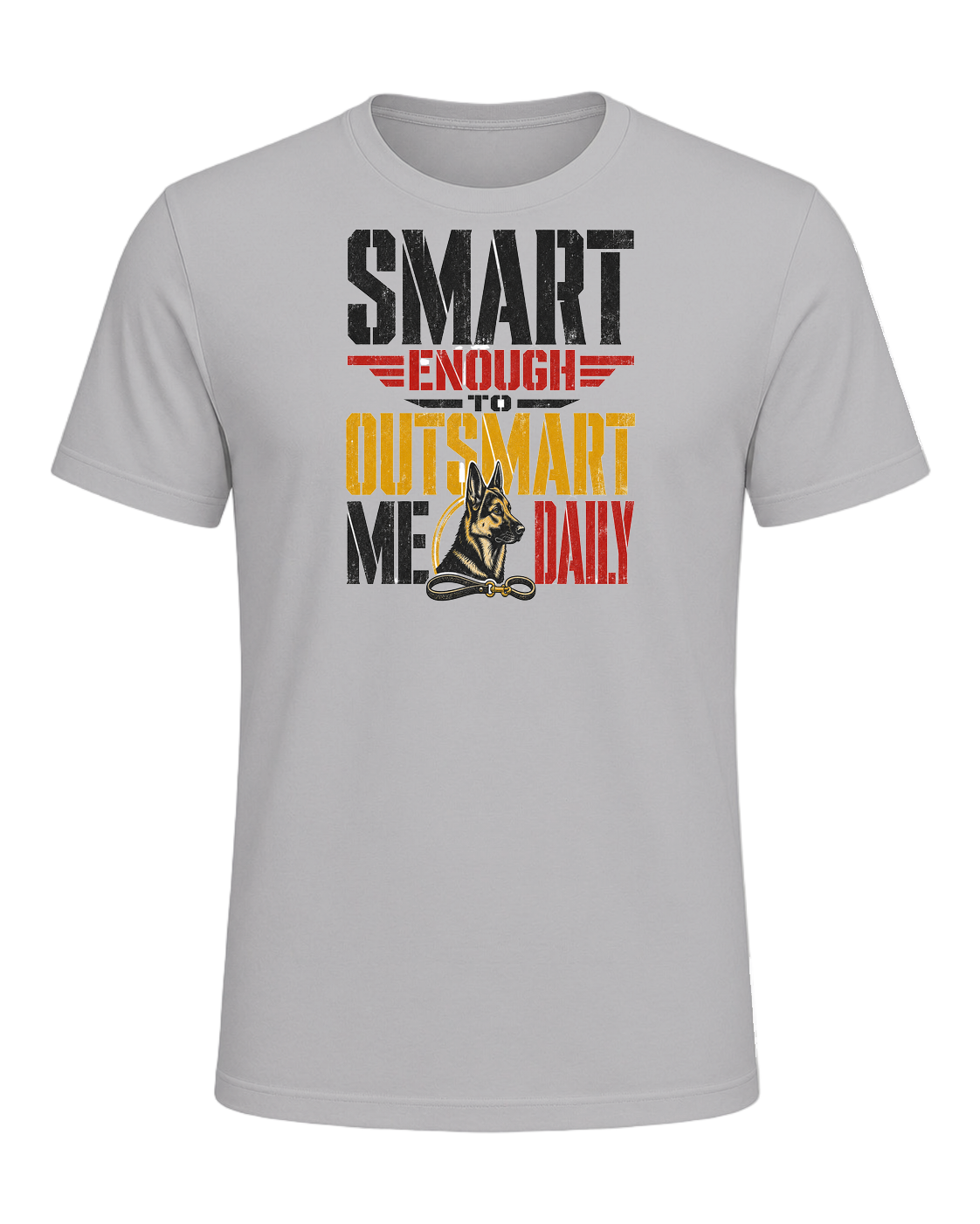 Smart Enough to Outsmart Me Daily — Athletic Heather