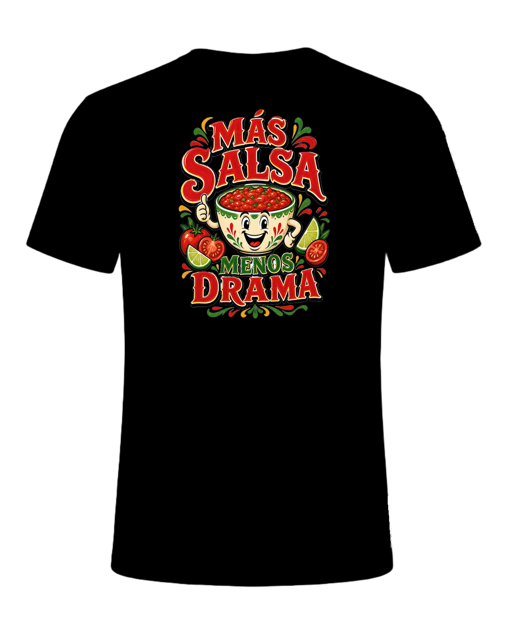 Más Salsa Menos Drama — Black