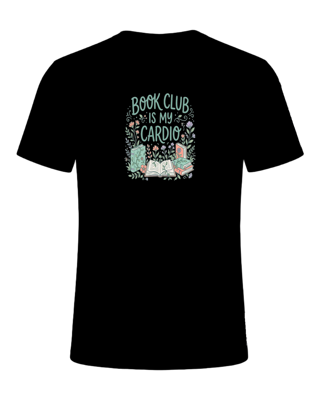 BOOK CLUB IS MY CARDIO — Black