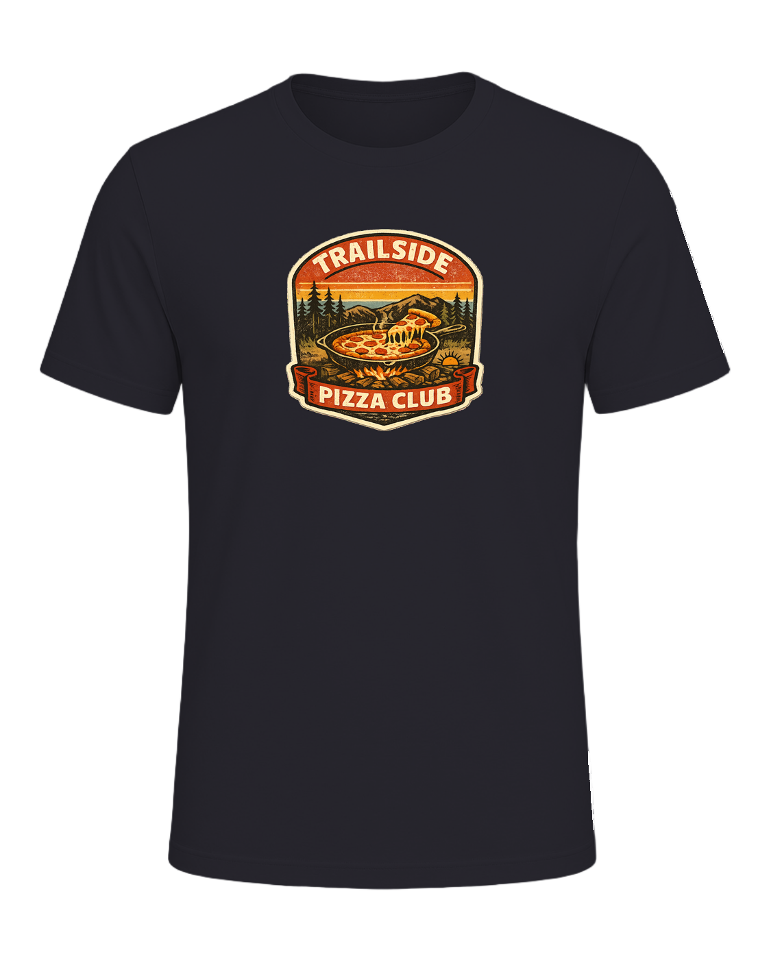 Trailside Pizza Club Tee — Dark Grey